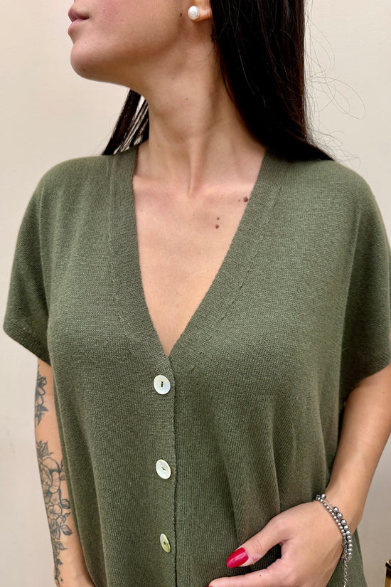 Cardigan gilet - MILITARE