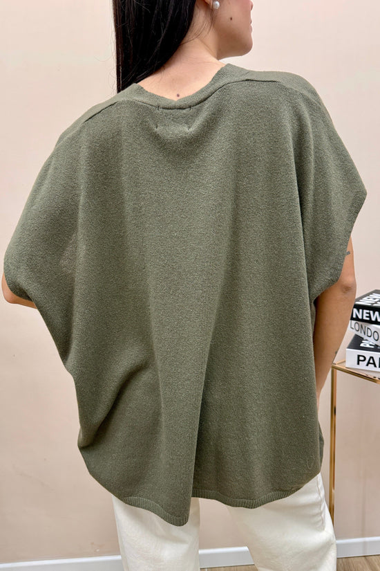 Cardigan gilet - MILITARE