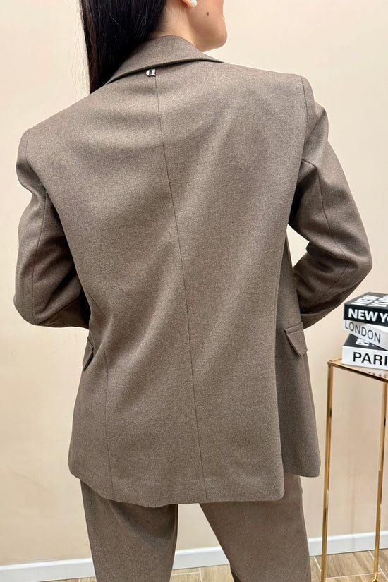 Giacca monopetto - TORTORA