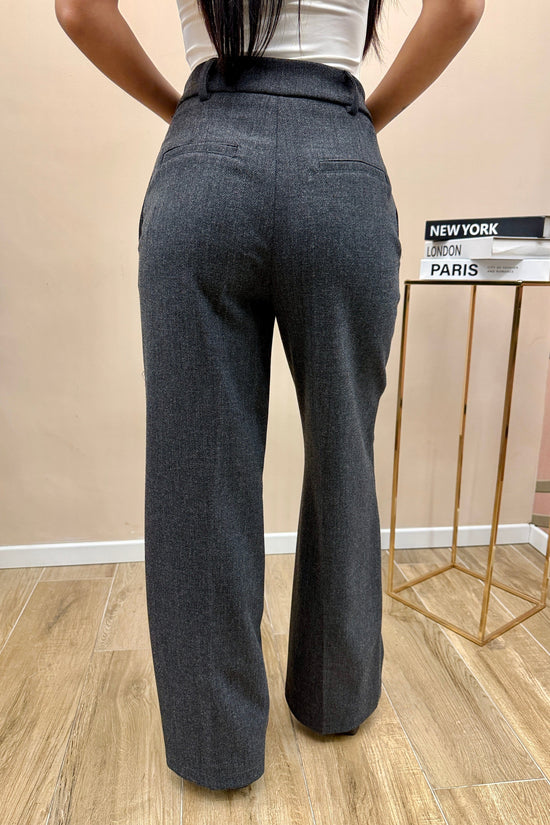 Pantalone palazzo - ANTRACITE