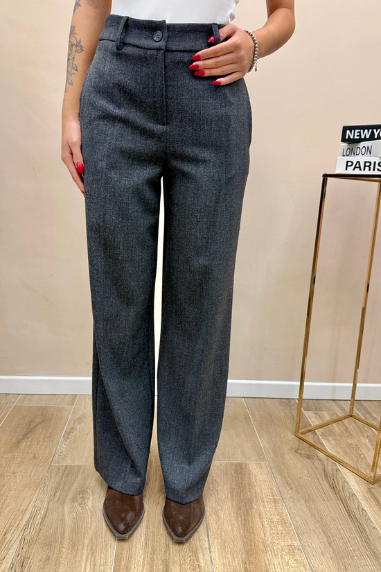 Pantalone palazzo - ANTRACITE