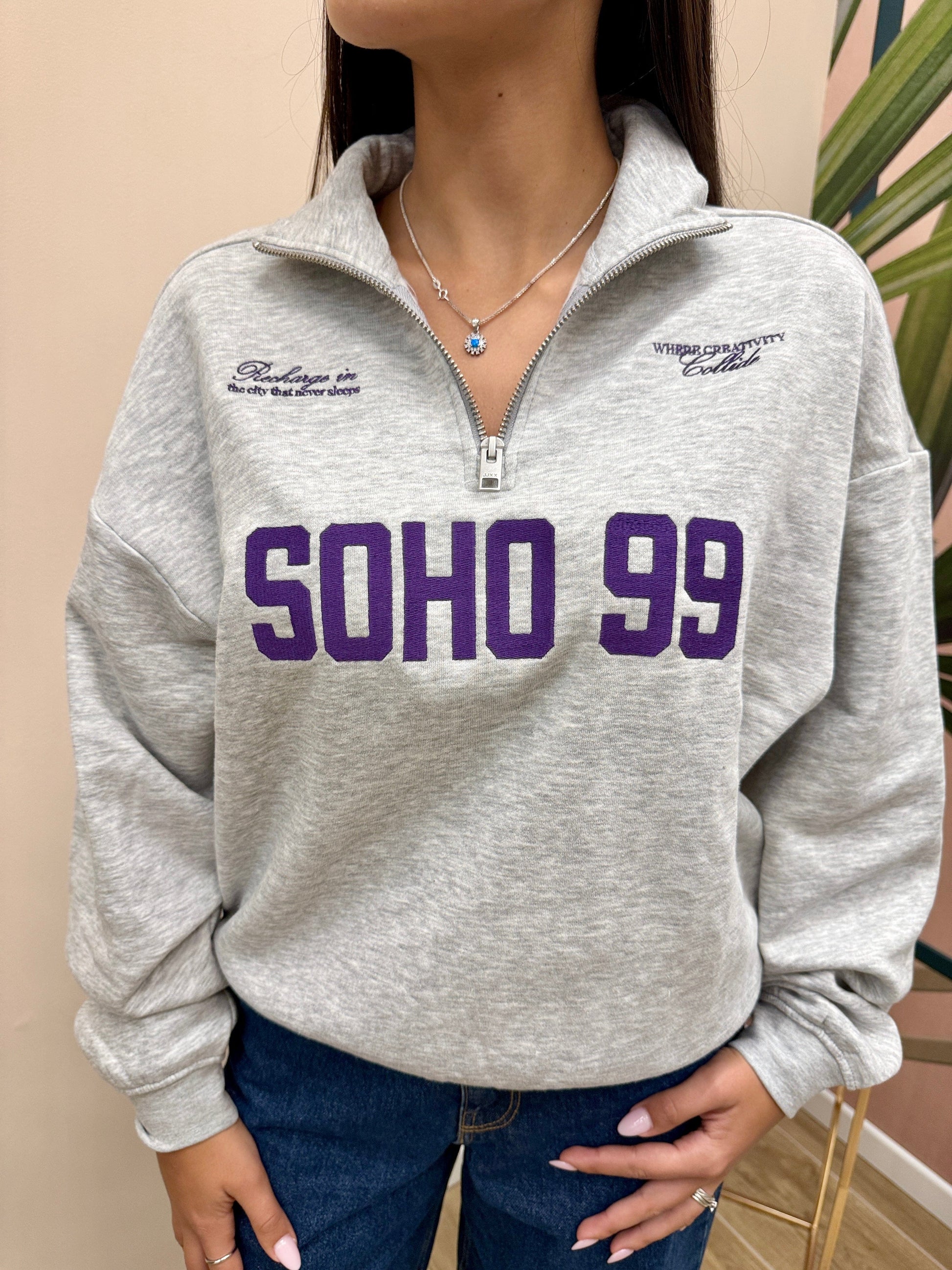 Felpa "Janka" - GRIGIO