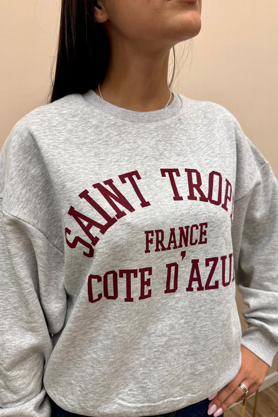 JXMERLE FELPA - GRIGIO