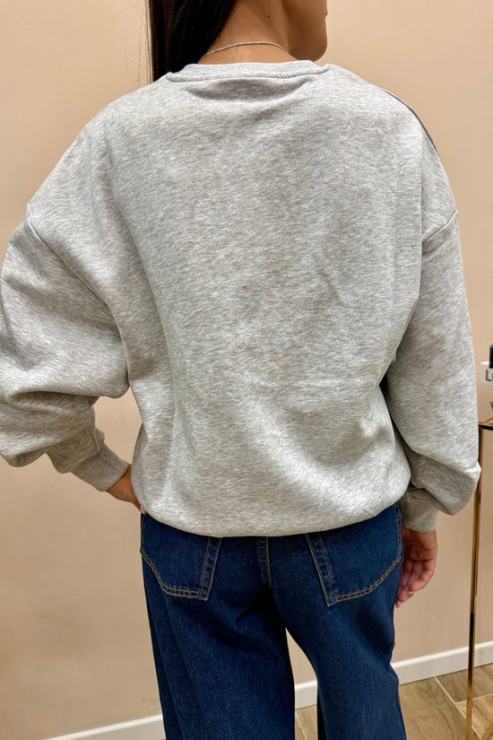 JXMERLE FELPA - GRIGIO