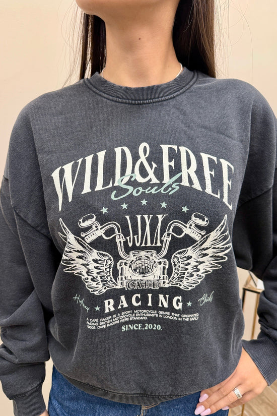 Felpa rock Britta - NERO