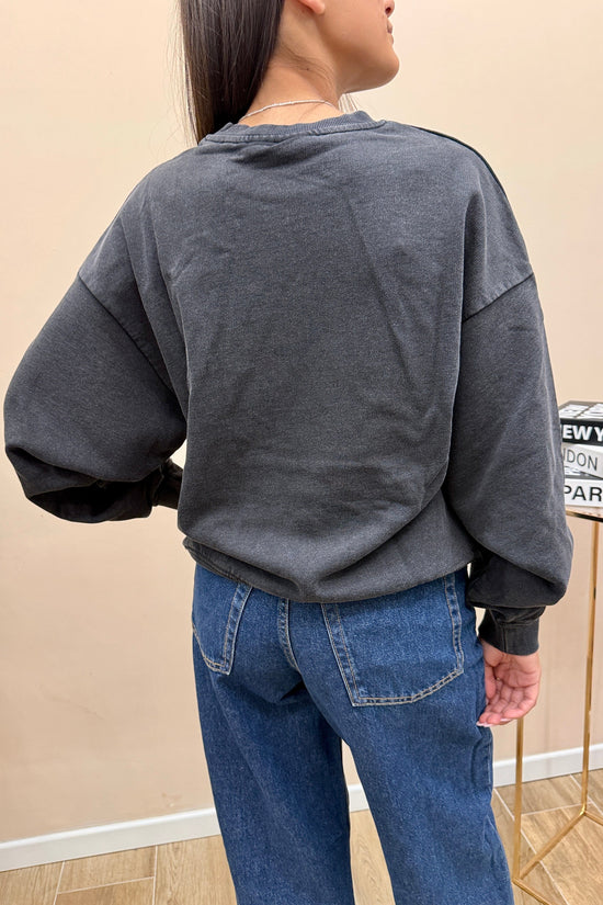 Felpa rock Britta - NERO