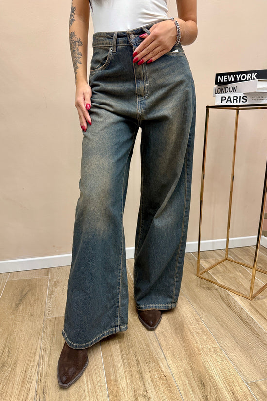 Jeans sabbiato Giusi - SABBIA