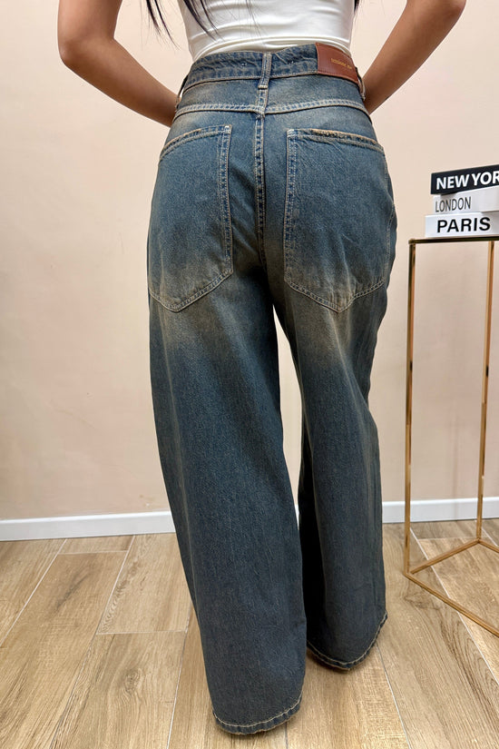 Jeans sabbiato Giusi - SABBIA