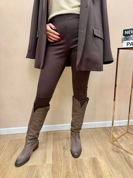 Pantalone con staffa - MORO