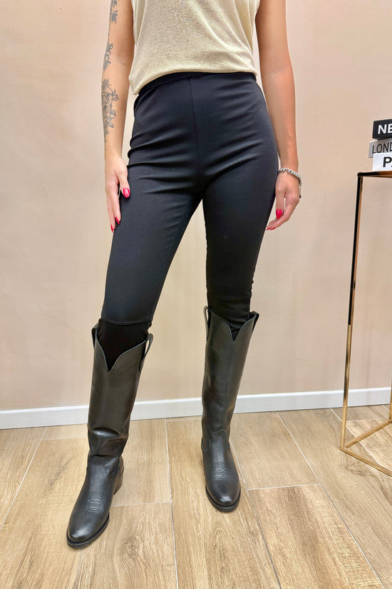 Pantalone con staffa - NERO