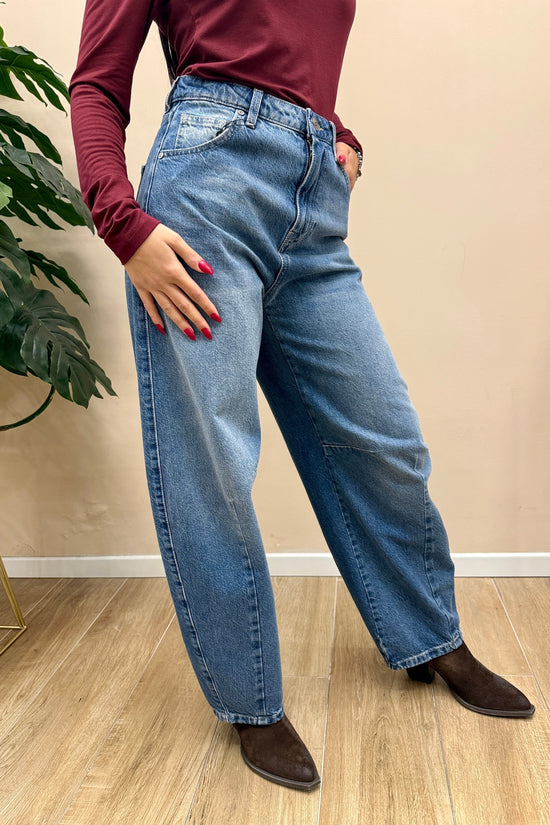 Tea jeans ballon - BLUE DENIM