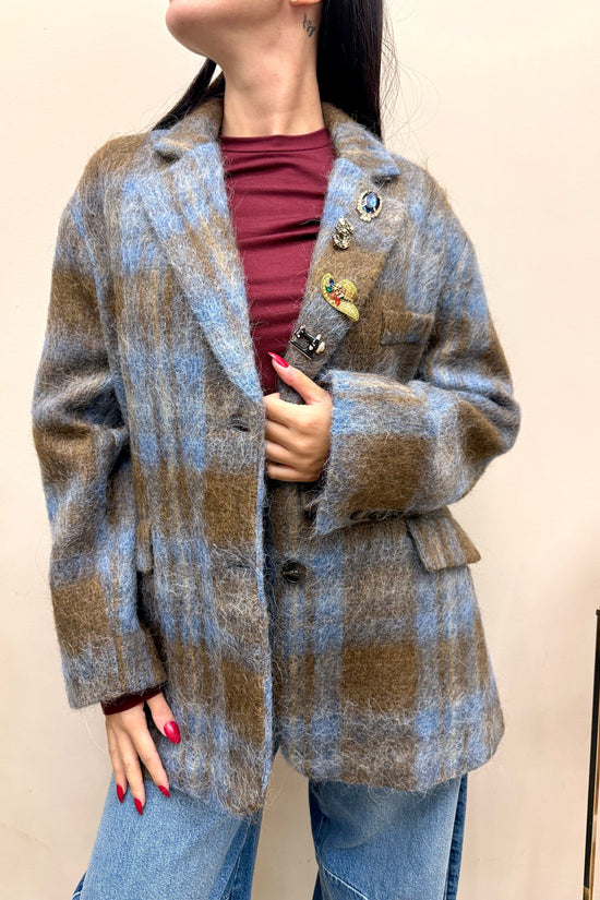 Giacca in lana over - CAMMELLO