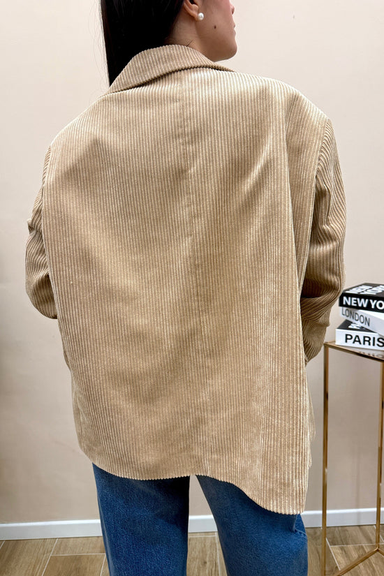 Giacca velluto rocciatore - BEIGE