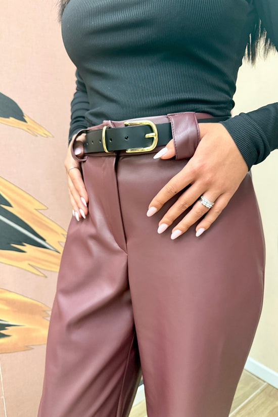 Pantalone in ecopelle - VINO