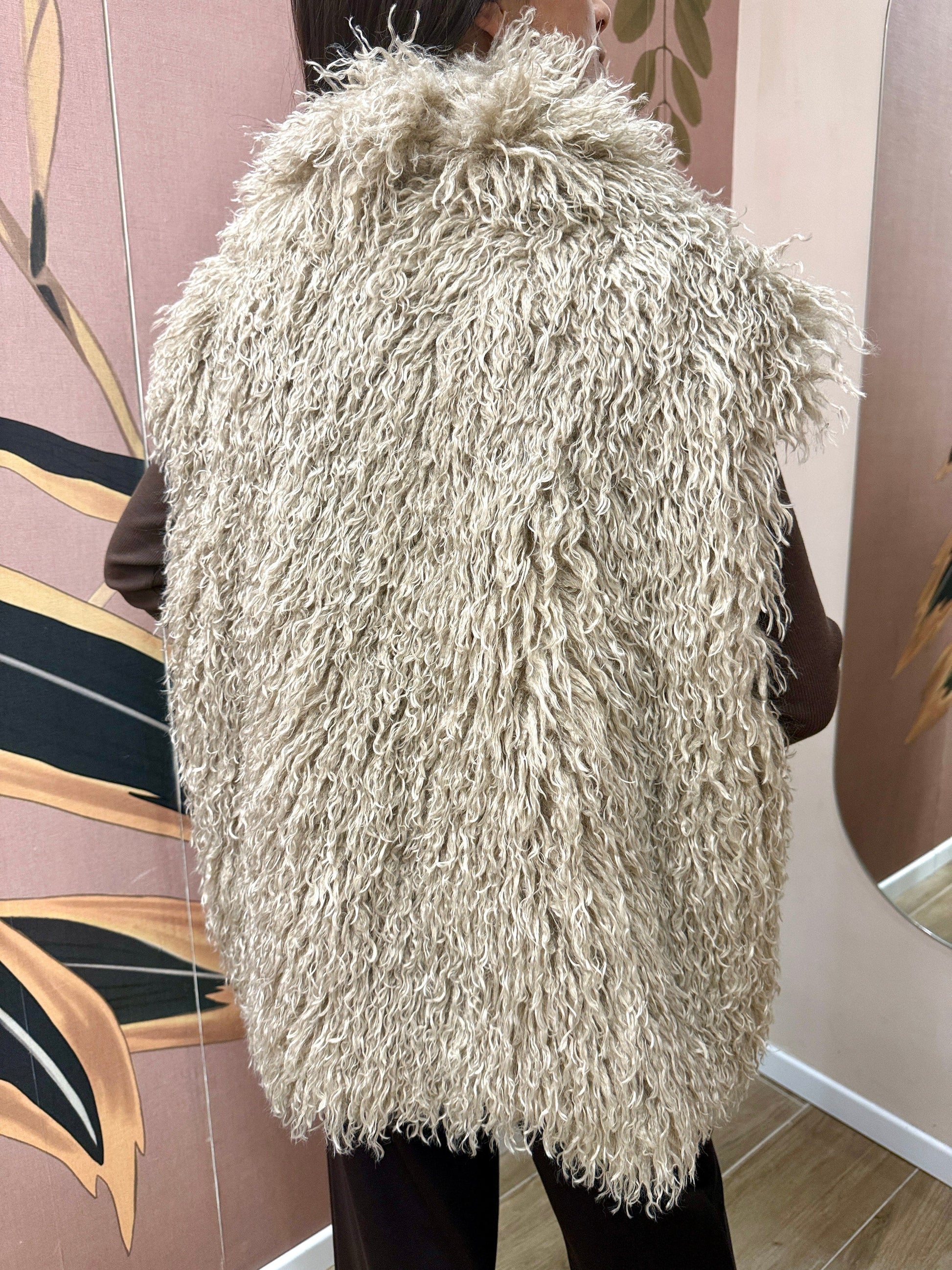 Gilet mongolia - BEIGE