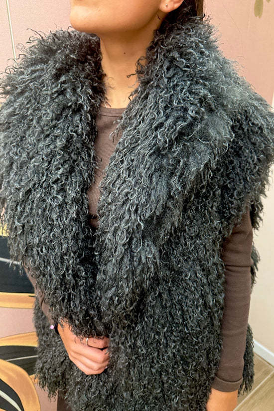 Gilet mongolia - GRIGIO