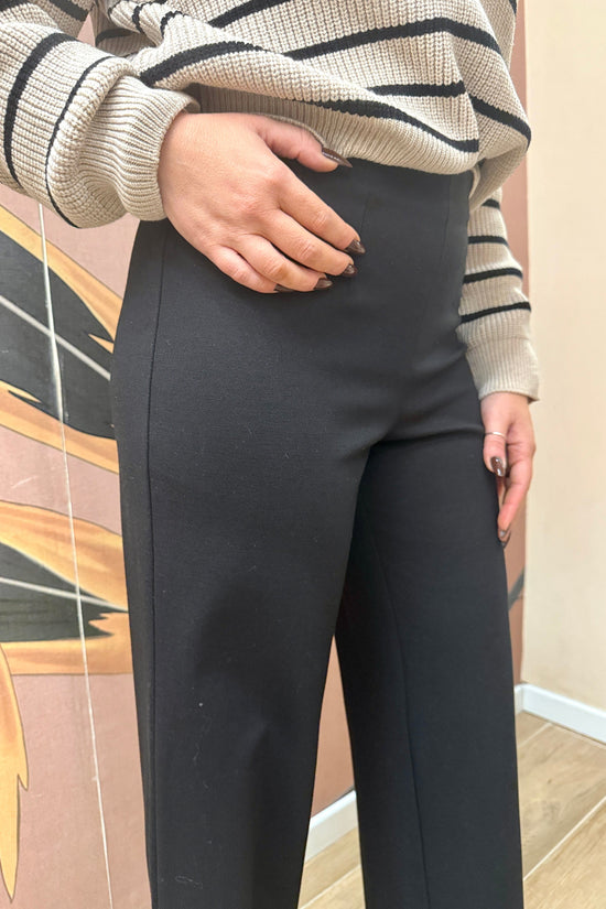 Pantalone palazzo - NERO