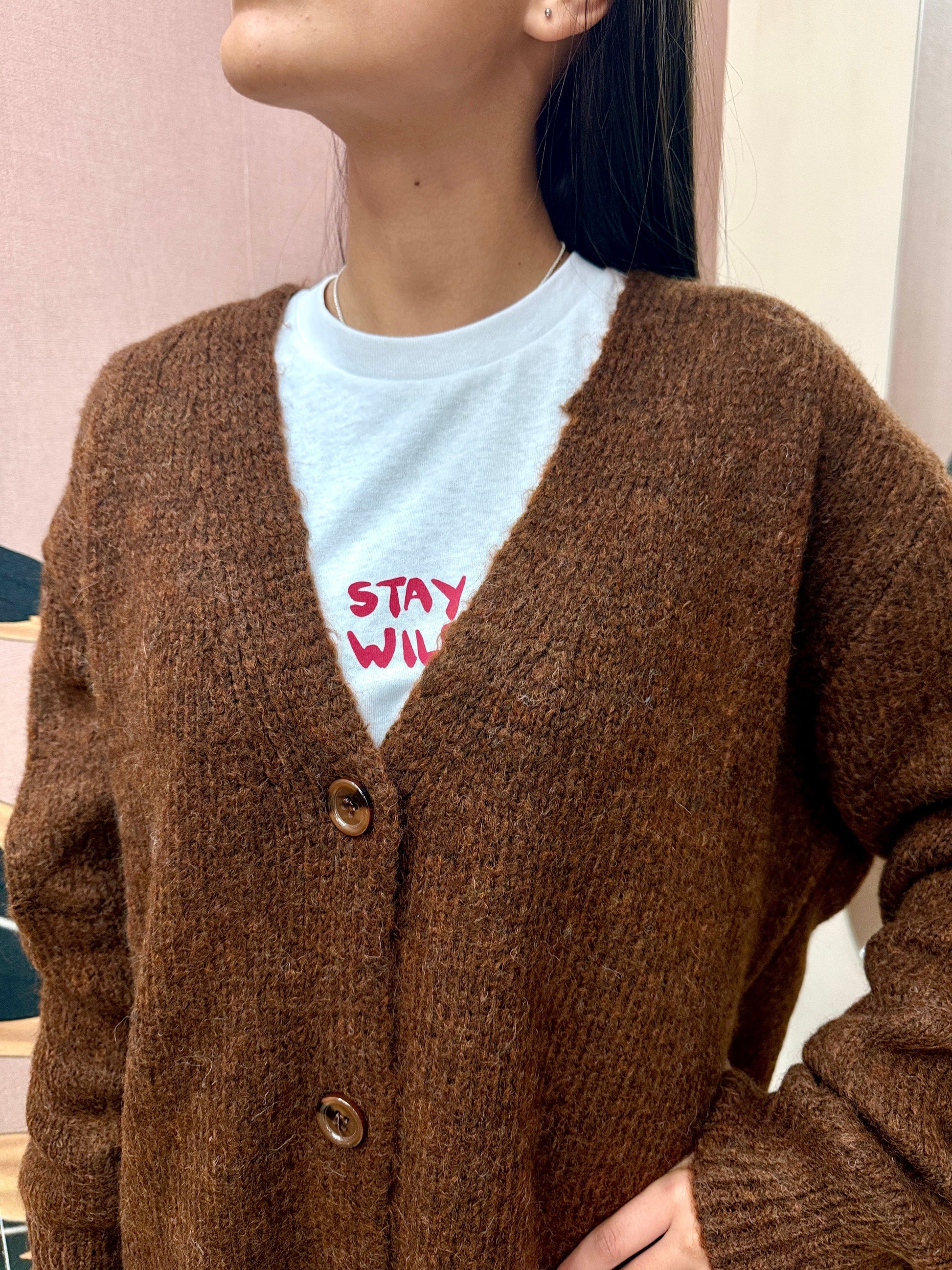 Cardigan lungo - MORO