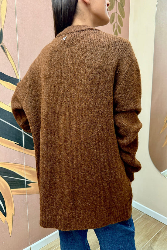 Cardigan lungo - MORO