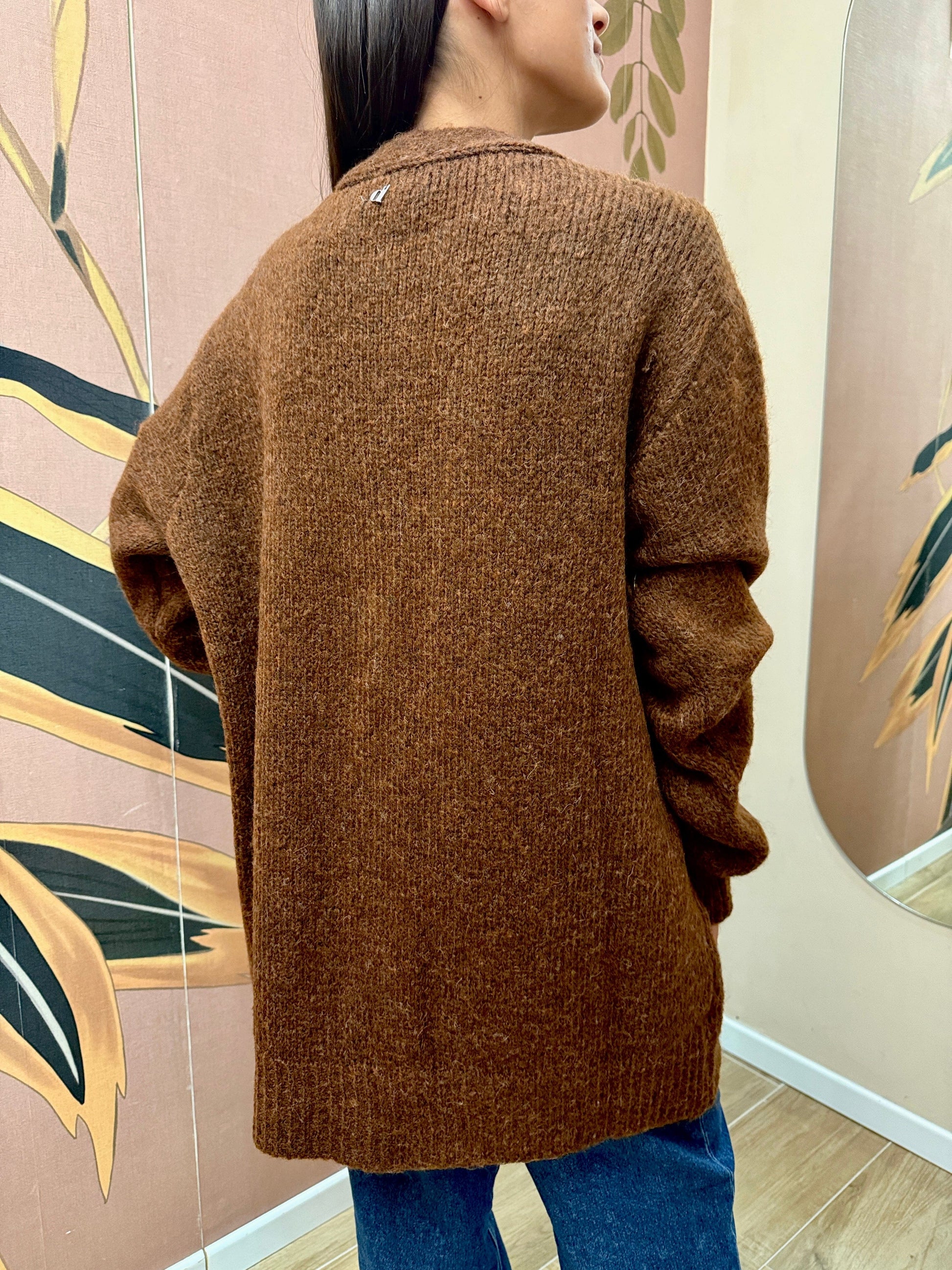 Cardigan lungo - MORO