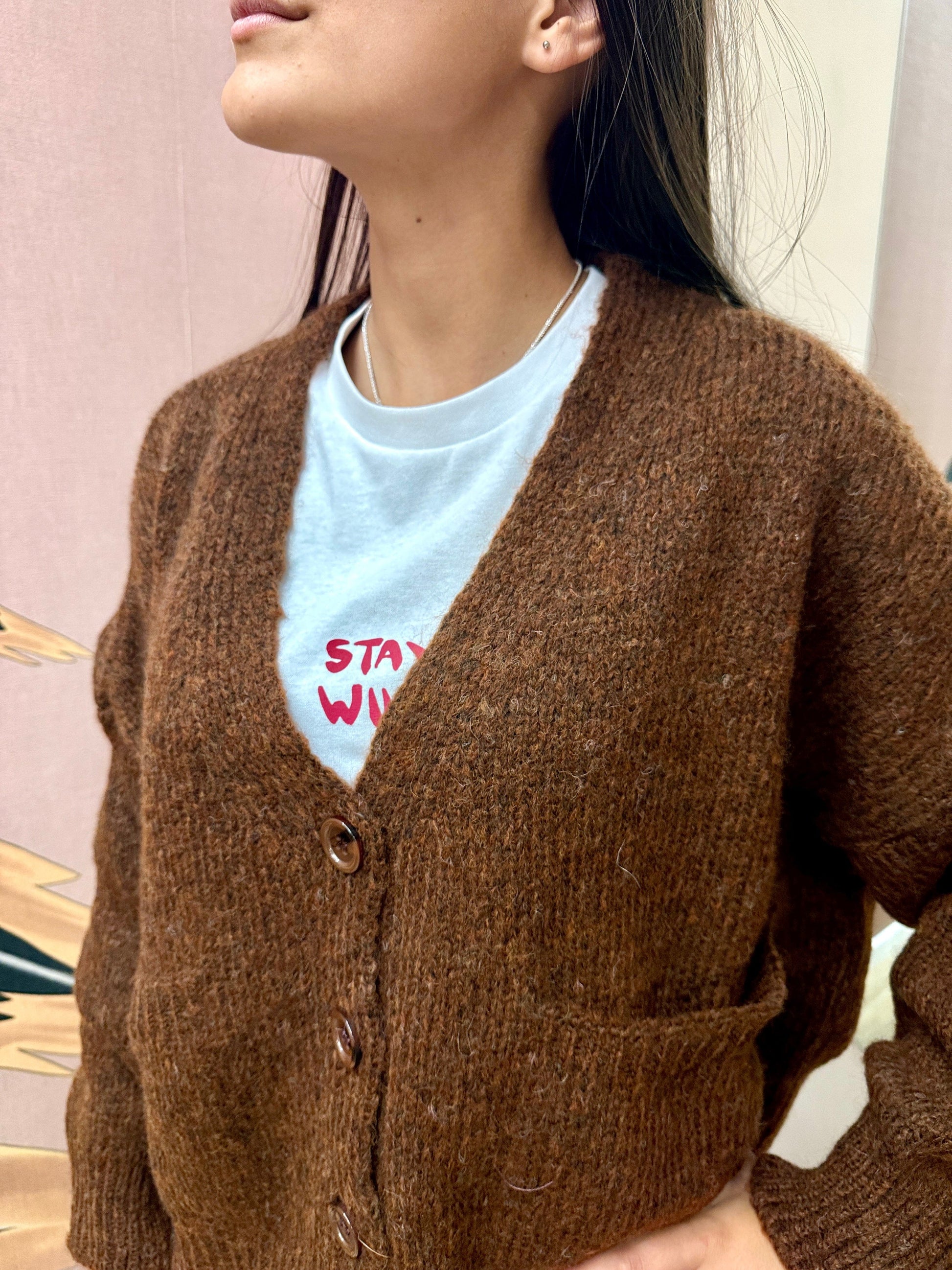 Cardigan corto - MORO