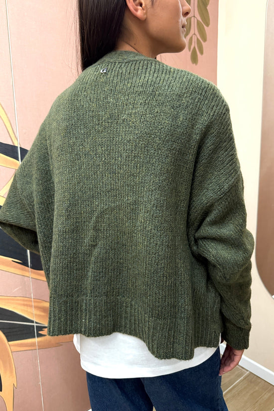 Cardigan corto - MILITARE