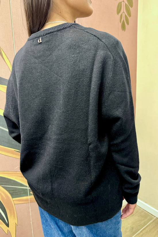 Pull girocollo - NERO