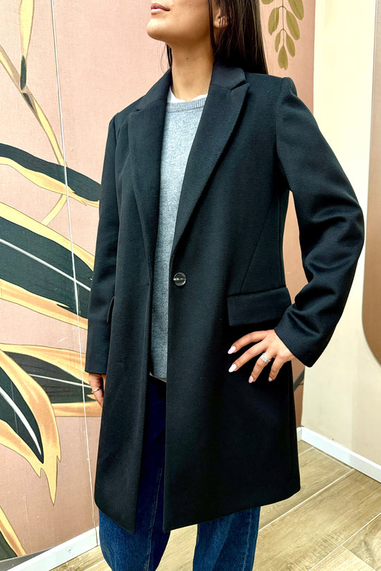 Cappotto dritto - NERO