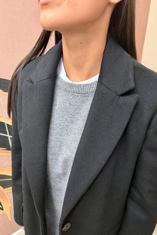 Cappotto dritto - NERO