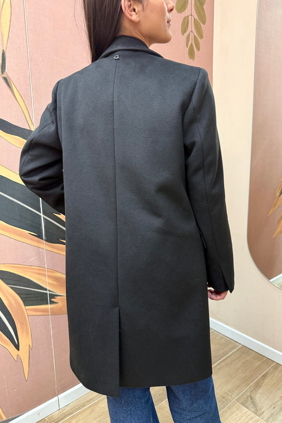 Cappotto dritto - NERO