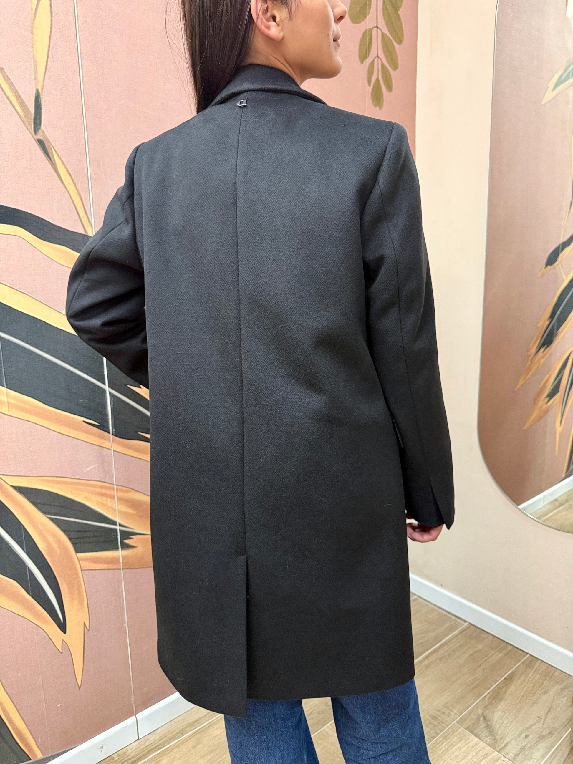 Cappotto dritto - NERO