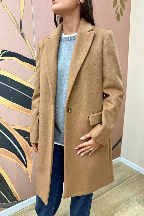 Cappotto dritto - CAMMELLO