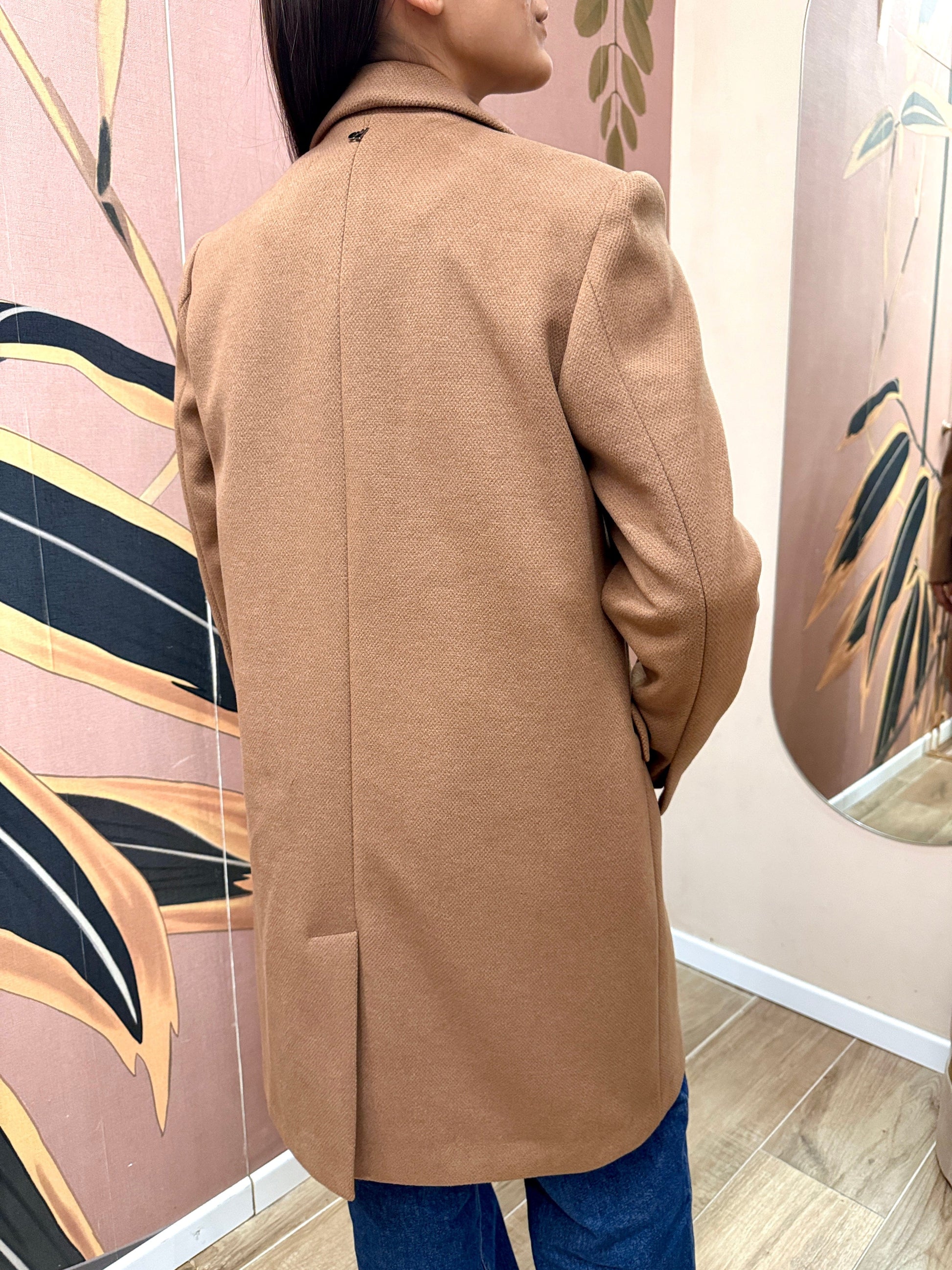 Cappotto dritto - CAMMELLO