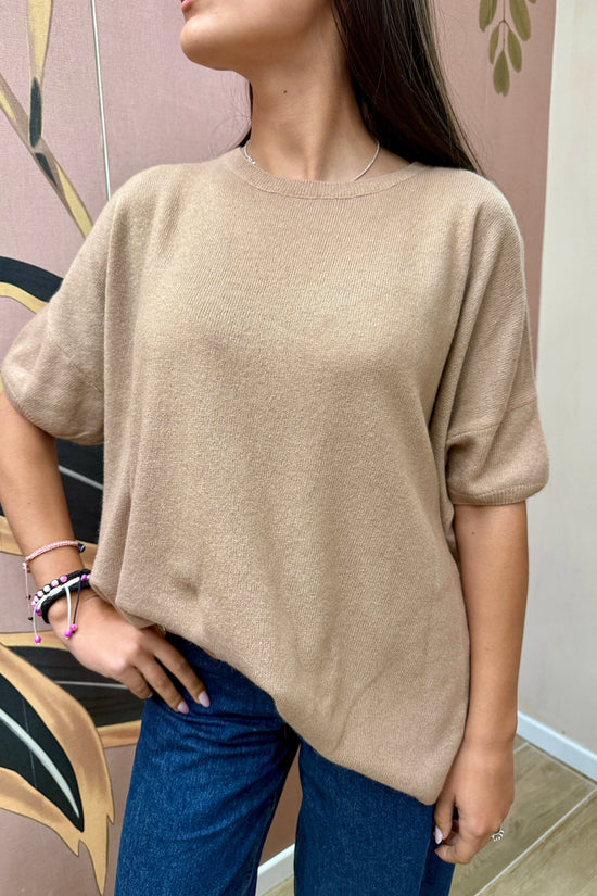 Pull misto cachemire - CAMEL