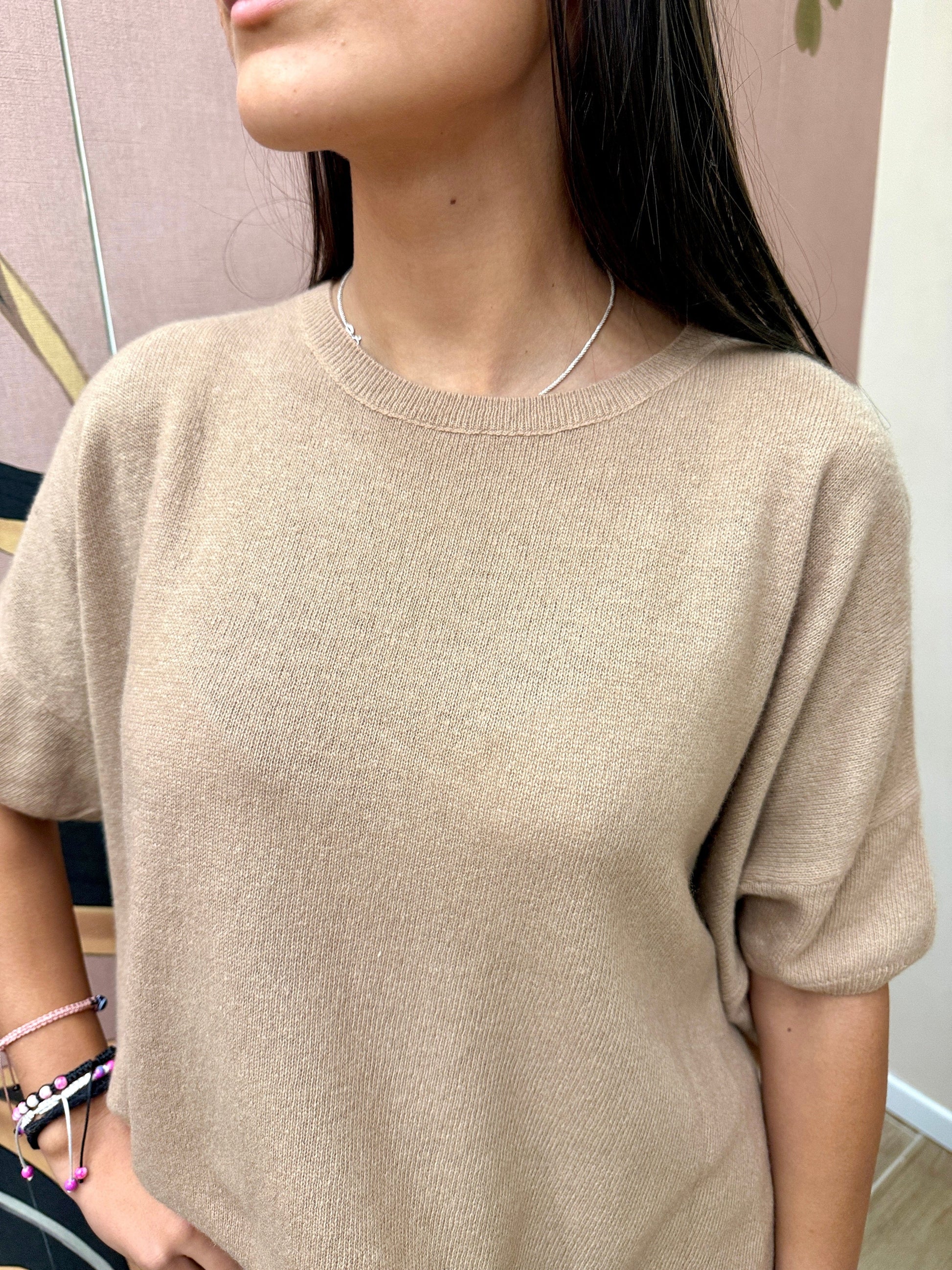 Pull misto cachemire - CAMEL