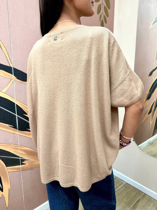Pull misto cachemire - CAMEL
