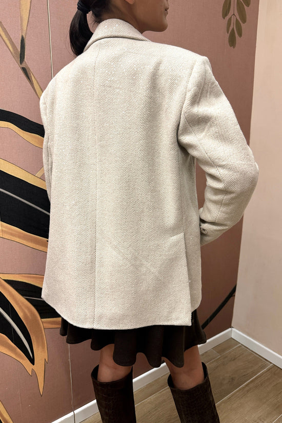 Giacca c/spallina - PANNA