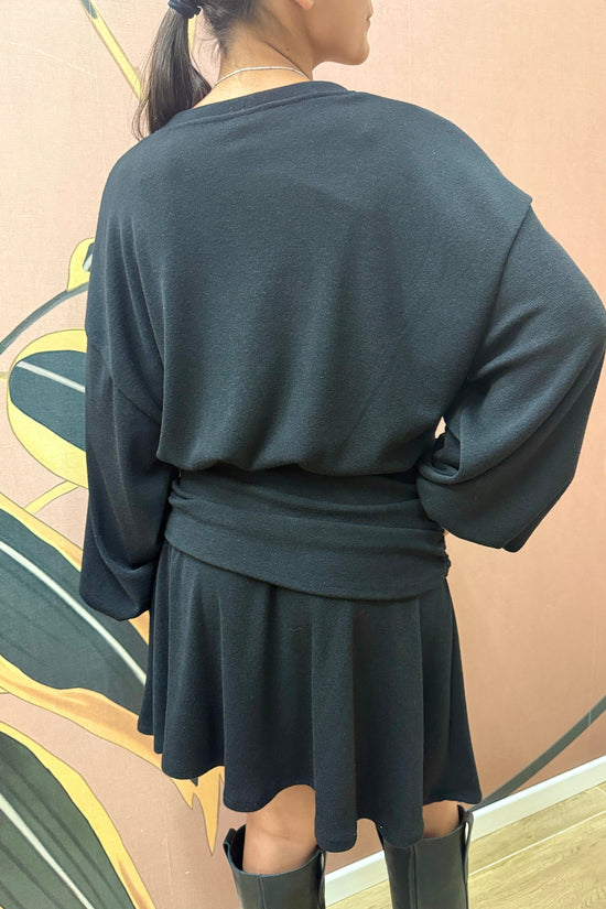 Abito in maglia - NERO