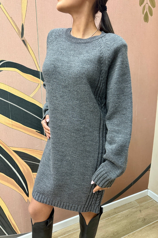 Abito con spallina - GRIGIO