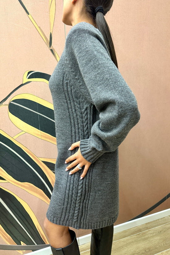 Abito con spallina - GRIGIO