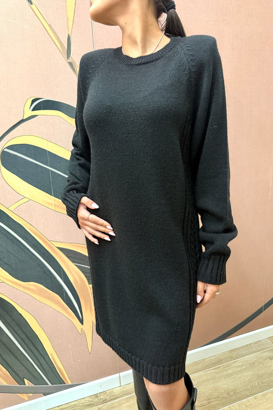 Abito con spallina - NERO