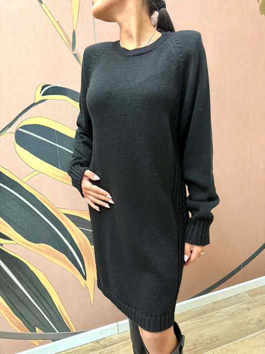 Abito con spallina - NERO