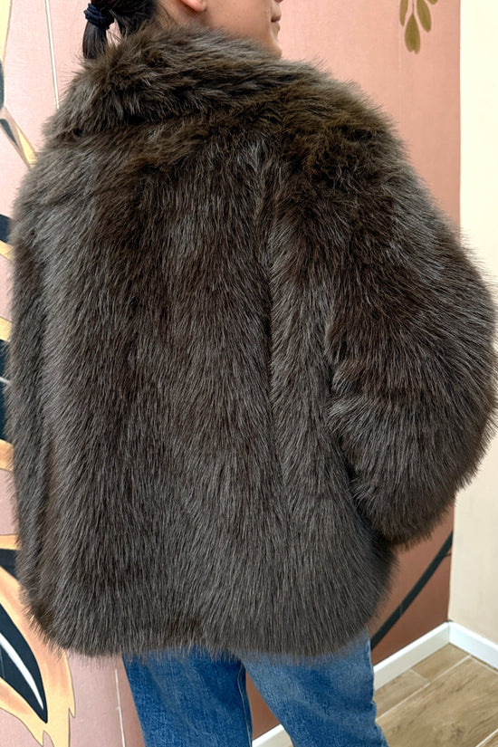 giacca pelliccia - MORO