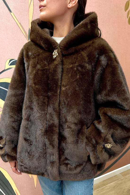 bomber pelliccia - MORO