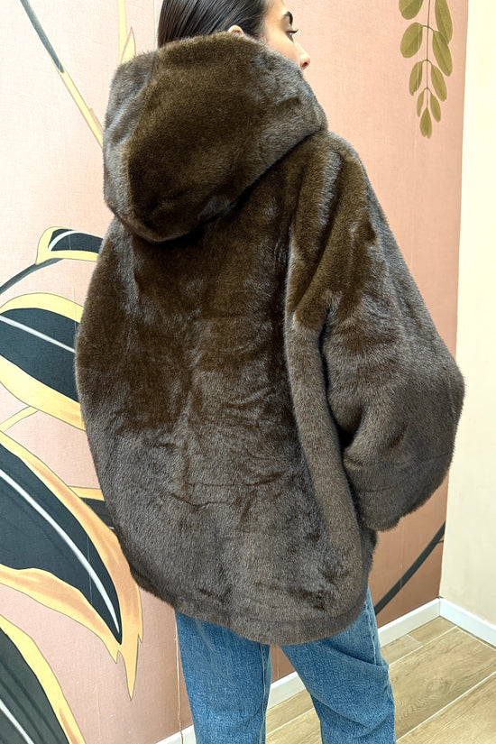 bomber pelliccia - MORO