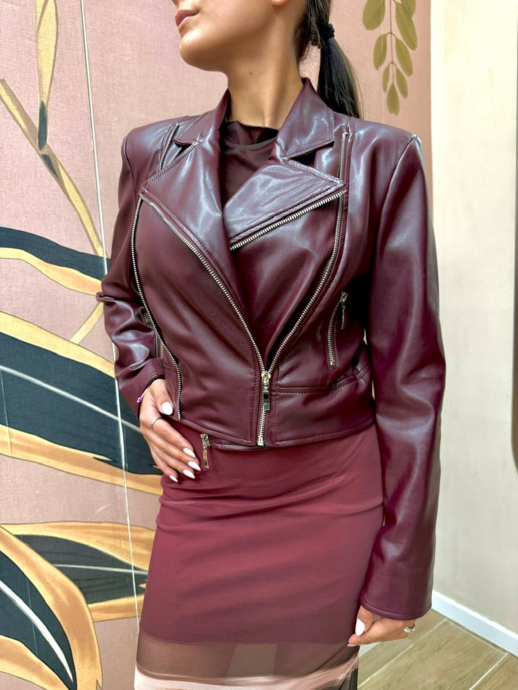 Chiodo ecopelle - BORDEAUX