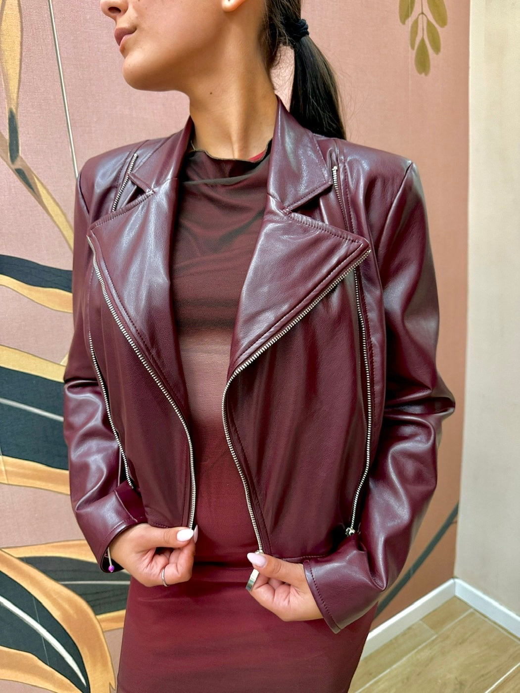 Chiodo ecopelle - BORDEAUX