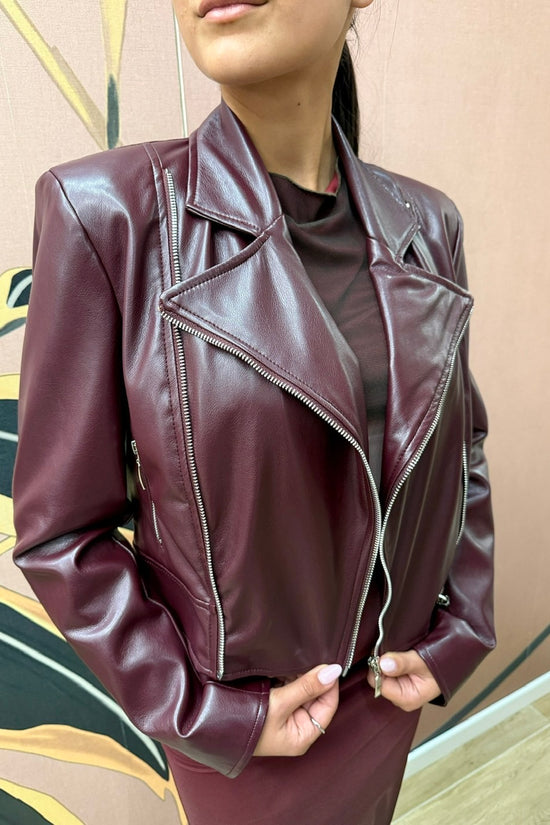 Chiodo ecopelle - BORDEAUX