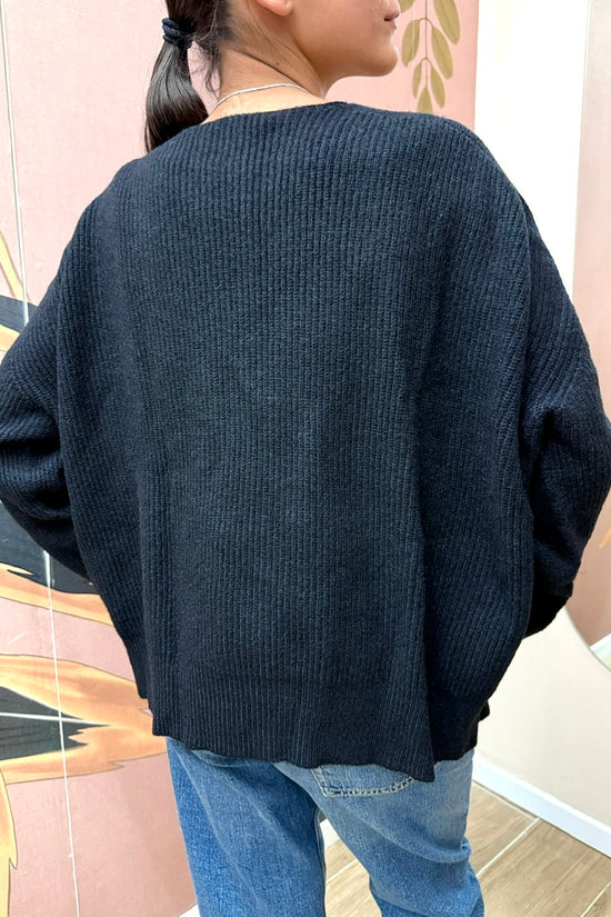 cardigan costina - NERO