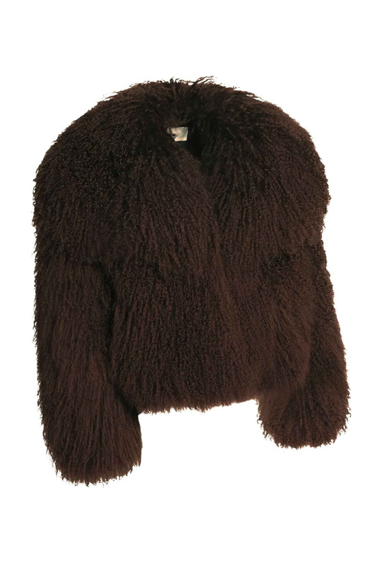 Pelliccia in Vera Mongolia Nero (Copia)